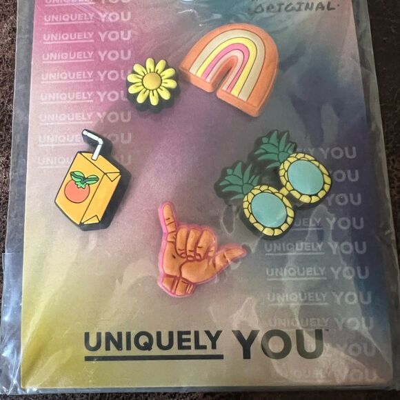 Crocs Jibbitz Charms Sunshine Set of 5 - Picture 2 of 3